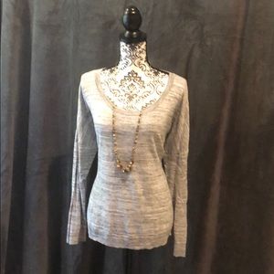 Heather grey sweater
